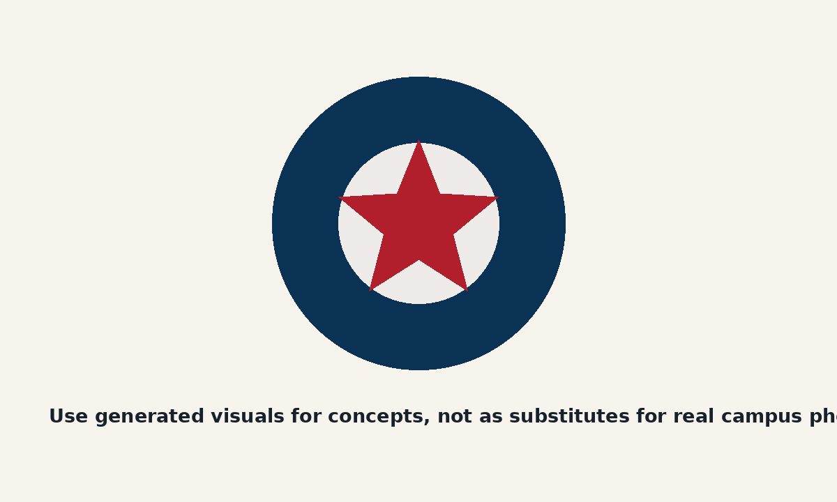 Abstract CUA-colored concept illustration